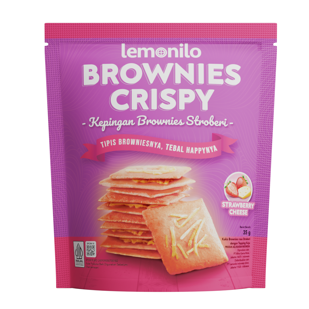 Sponsorship - Lemonilo Brownies Crispy Strawberry Cheese 33g