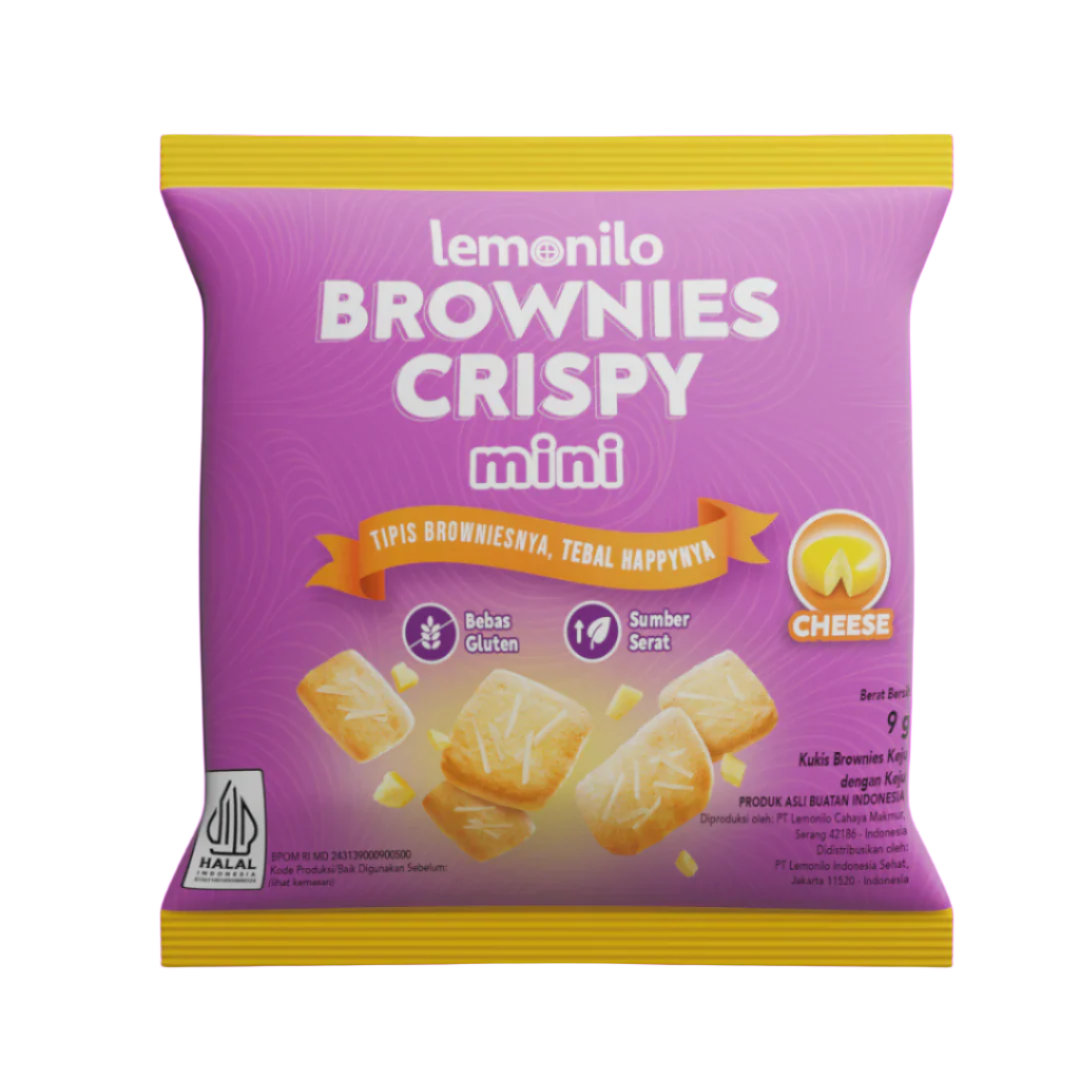 Sponsorship - 10 Pcs Lemonilo Brownies Crispy Keju 8g