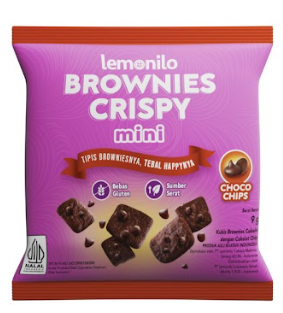Sponsorship - 60 Pcs Lemonilo Brownies Crispy Chocochips 8g