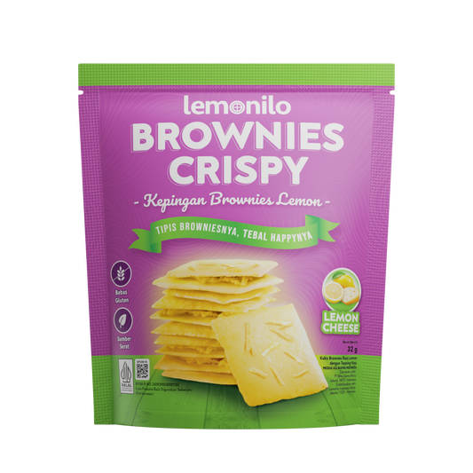12 Pcs Lemonilo Brownies Crispy Lemon Cheese 32g