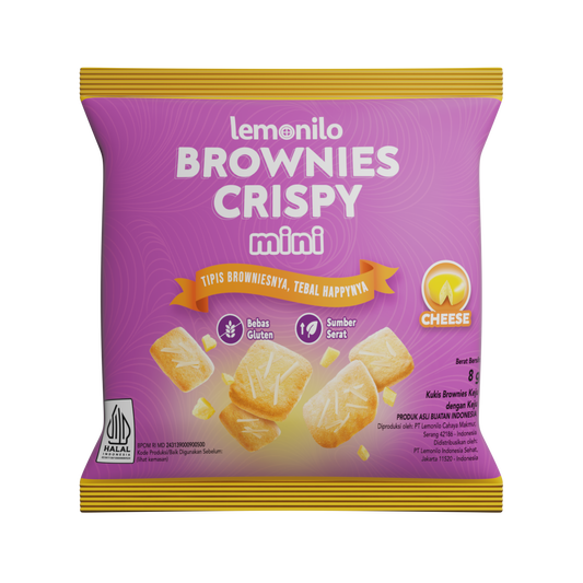 10 Pcs Lemonilo Brownies Crispy Keju 8g