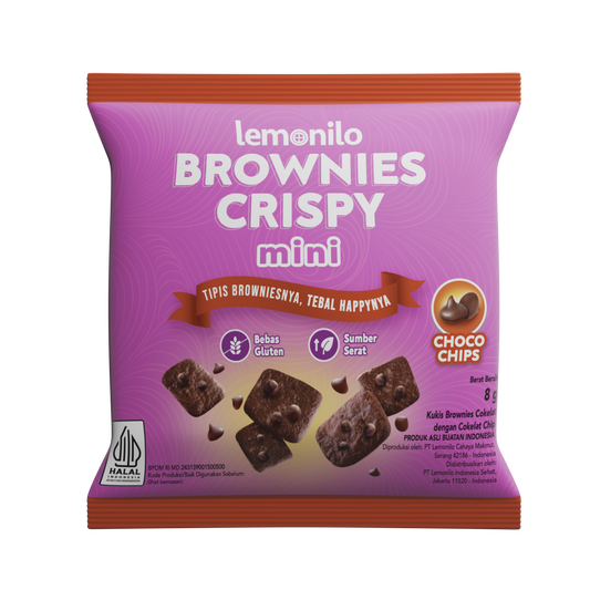 10 Pcs Lemonilo Brownies Crispy Chocochips 8g