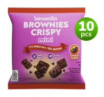 Sponsorship - 10 Pcs Lemonilo Brownies Crispy Chocochips 8g