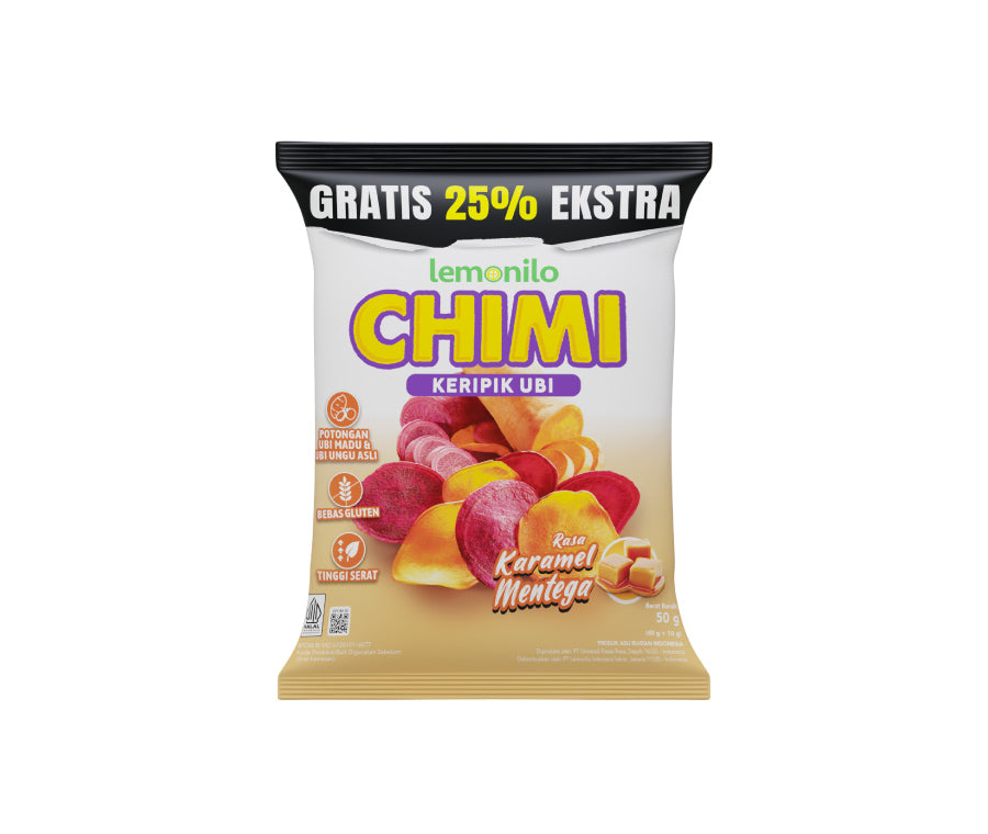 IFDCM00073	LEMONILO CHIMI KERIPIK UBI RASA KARAMEL MENTEGA 41GR